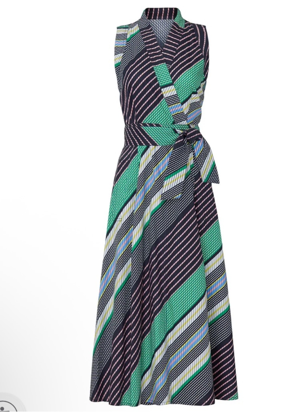 Tory Burch 🌿  Overprinted Wrap Dress Sz 2